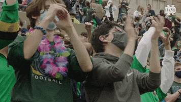 College Football Cheer GIF by Notre Dame Fighting Irish