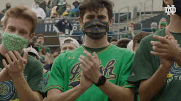 College Football Cheer GIF by Notre Dame Fighting Irish